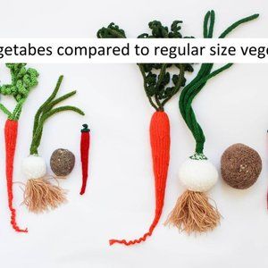 Mini food soft toy set - Waldorf toys for kids - P